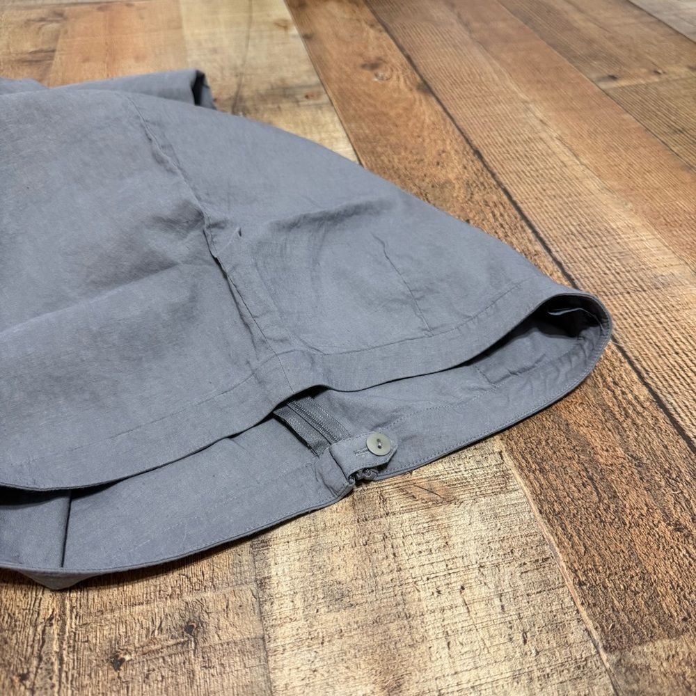 Eileen fisher gray pants linen blend - Picture 13 of 13